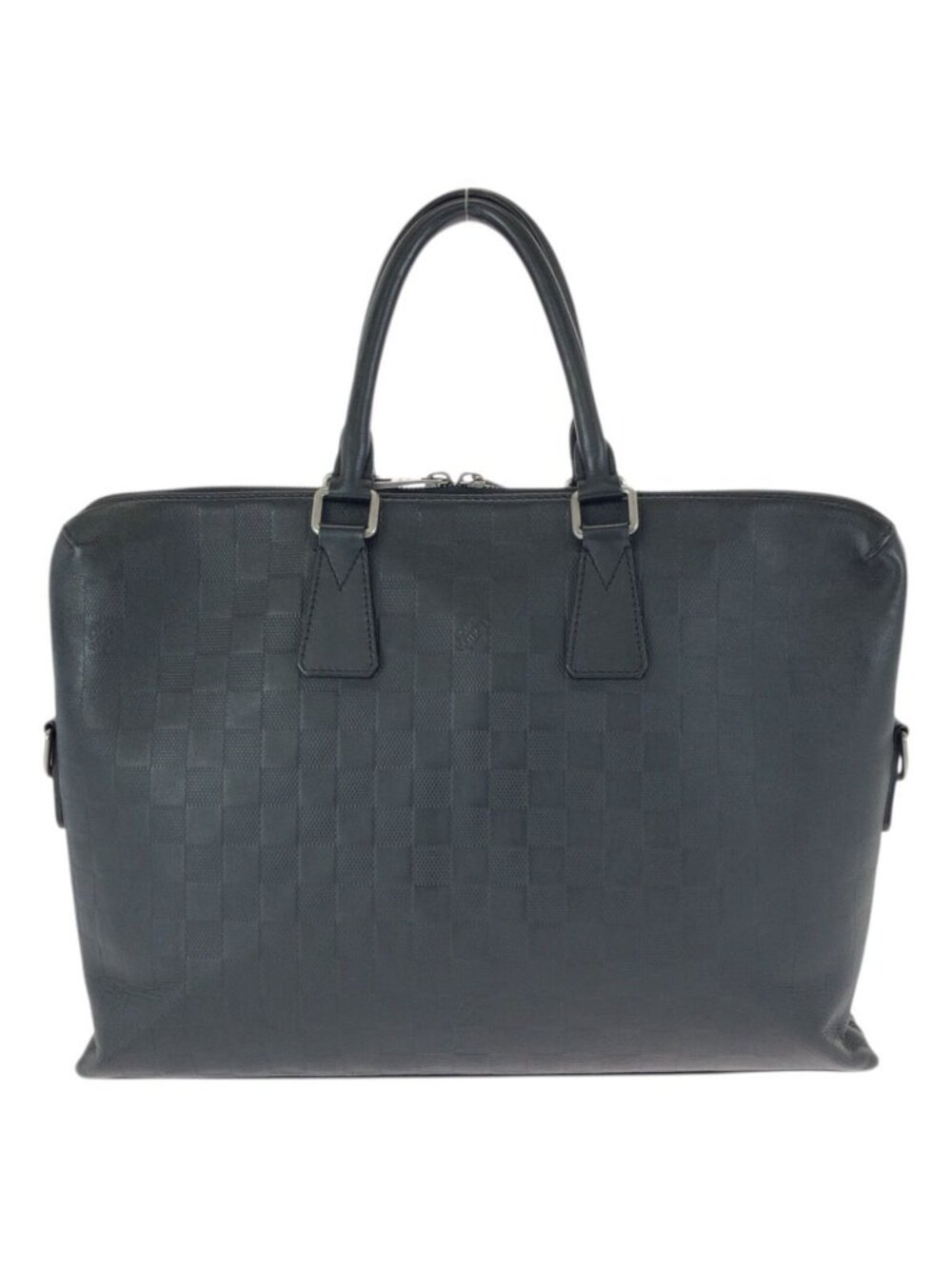 Louis Vuitton Damier Infini Porte Documin Jour Pdj Black Silver Business Bag - Picture 2 of 9
